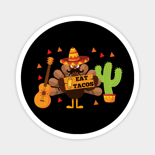 Funny Thanksgiving turkey Magnet by Flipodesigner